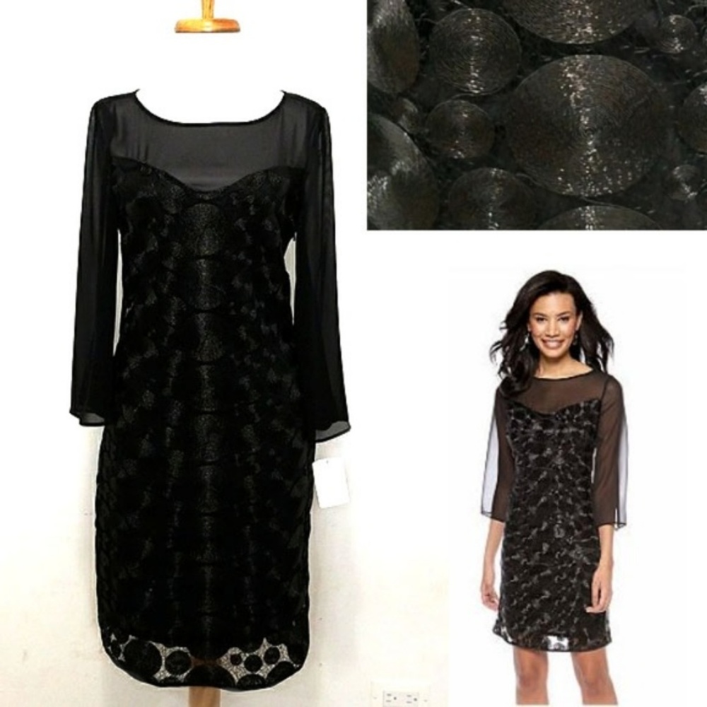 Muse Sheath Dress Black Womens 2